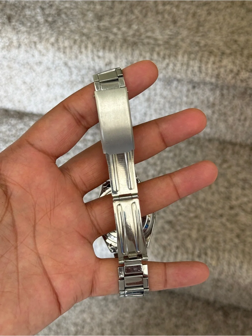 Seiko vintage Golden Sunburst Dial Retro Sports5 Rare Day Date Mens Watch